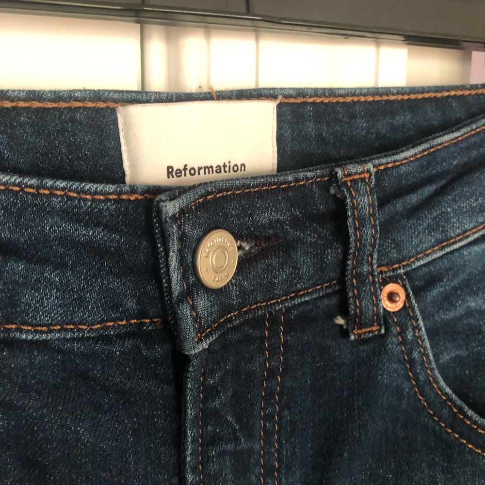 New: Reformation Bex Super Stretch High Rise Wide Leg Jeans. Size 28 - Picture 8 of 15